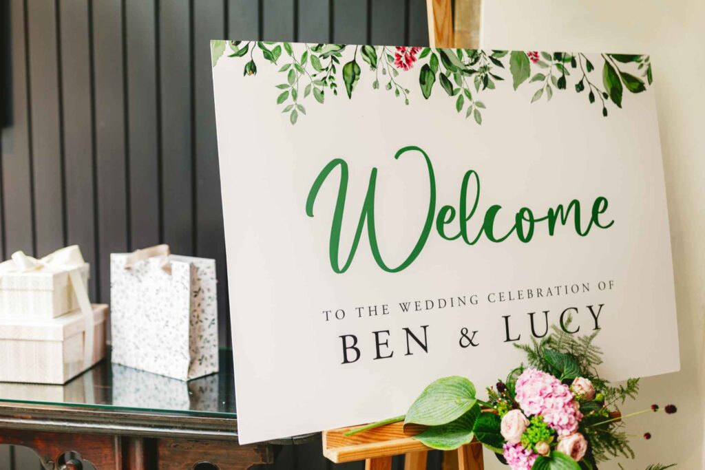 Wedding Welcome Board