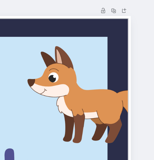 An Image showing a design which has not been extended into the bleed area