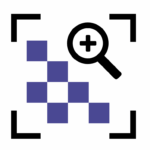 Simple Icon representing the Image Resolution needed